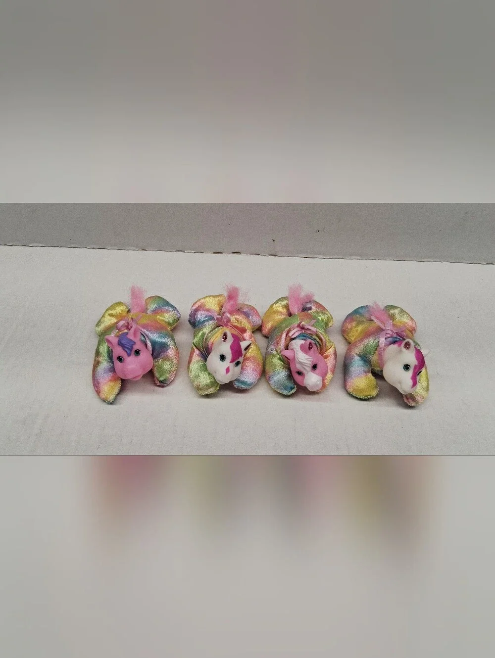 Just Play 2018 Unicorn Surprise Tie Dye Plush Hidden Pouch  & 4 Unicorn Babies